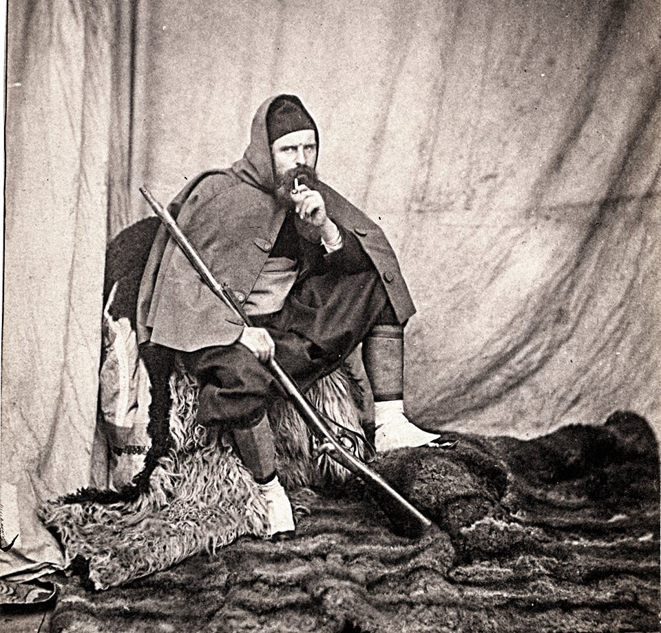 roger fenton sjalvportratt krimkriget Porträtt av Roger Fenton tagen under Krimkriget av hans assistent.